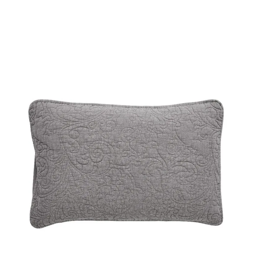 Isabelle cushion cover 40x60 cm. grey