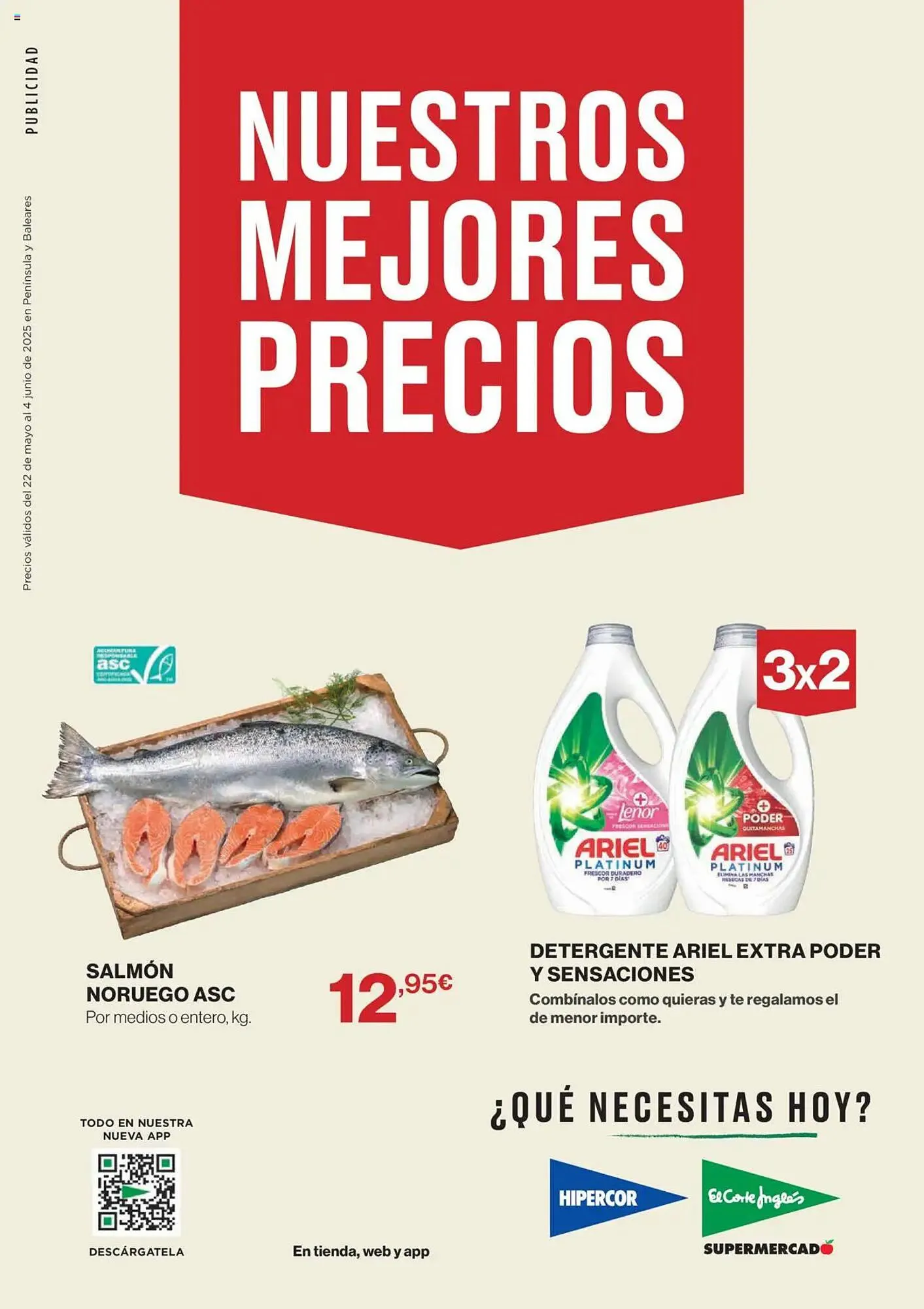 Catálogo de Folleto Hipercor 22 de mayo al 4 de junio 2025 - Página 1