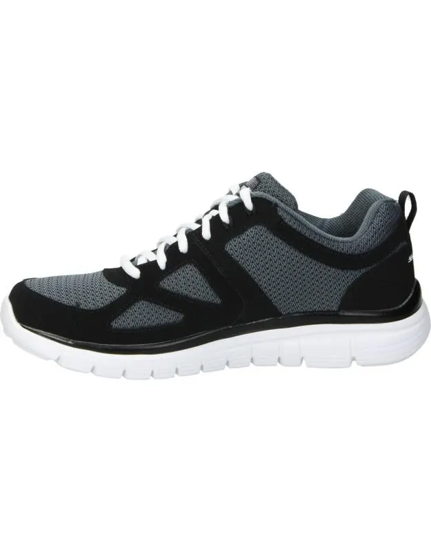 Zapatillas para hombre SKECHERS 52635-bkw negro