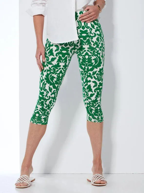 Legging pirata estampado punto elástico