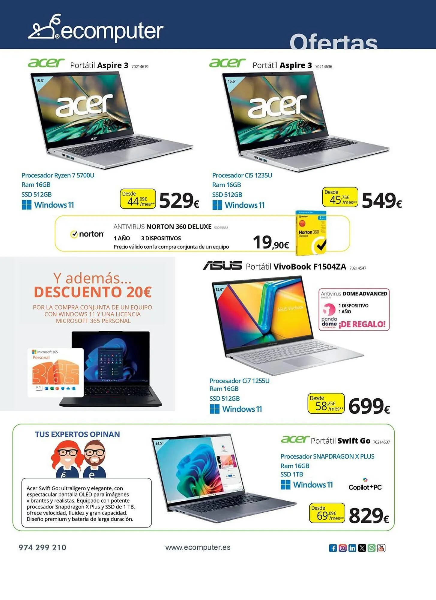 Catálogo de Folleto Ecomputer 10 de julio al 31 de agosto 2025 - Página 5