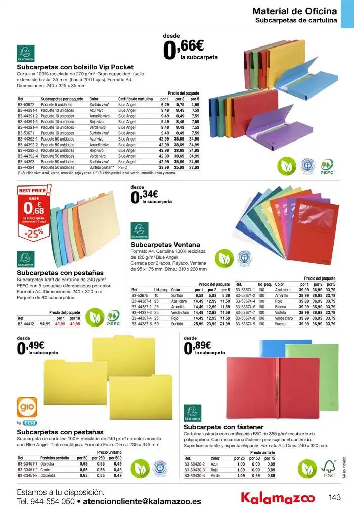 Catálogo de Staples Kalamazoo Catálogo General 9 de enero al 30 de septiembre 2025 - Página 143