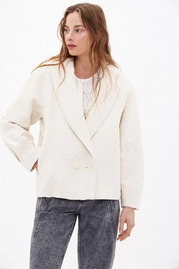 Almudena. Chaqueta corta en jacquard