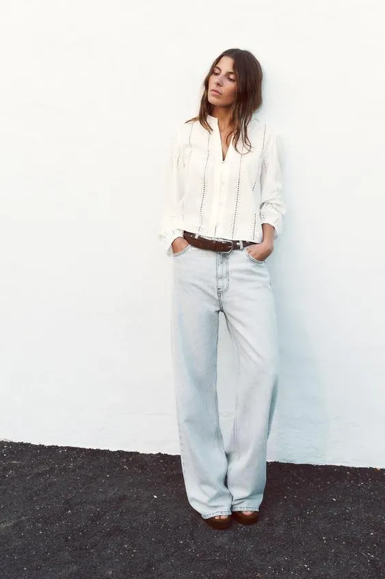 BLUSA BORDADOS PERFORADOS