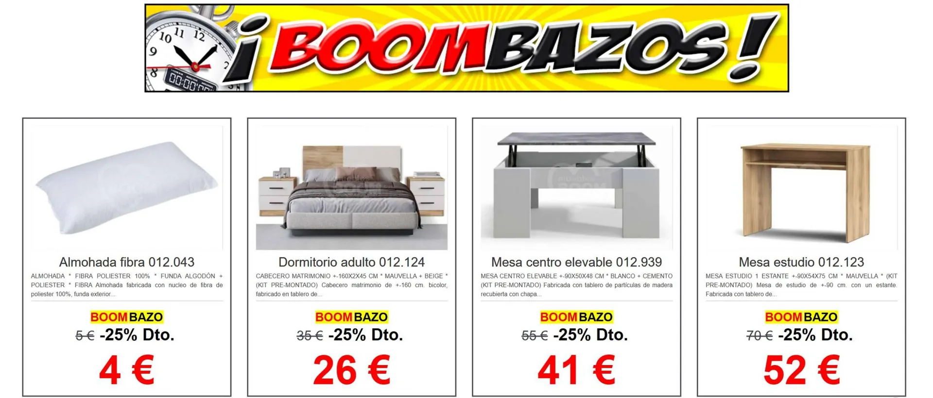 Catálogo de Catálogo Muebles Boom 12 de mayo al 18 de mayo 2026 - Página 1