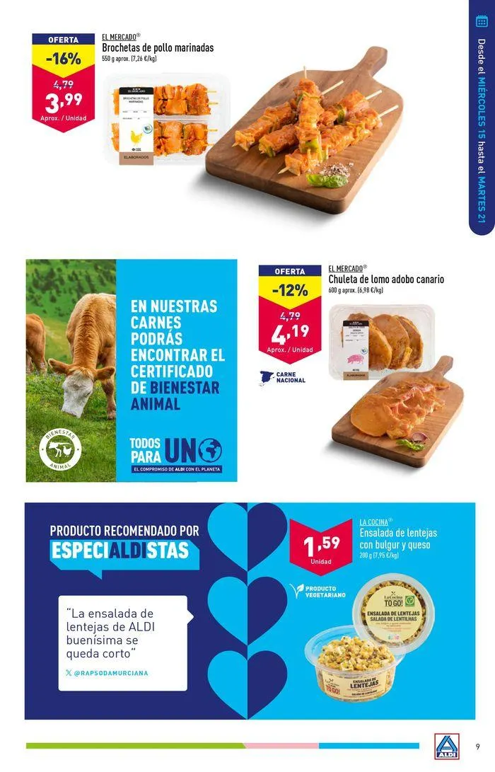 Catálogo de Folleto apertura Aldi 15 de mayo al 21 de mayo 2024 - Página 9