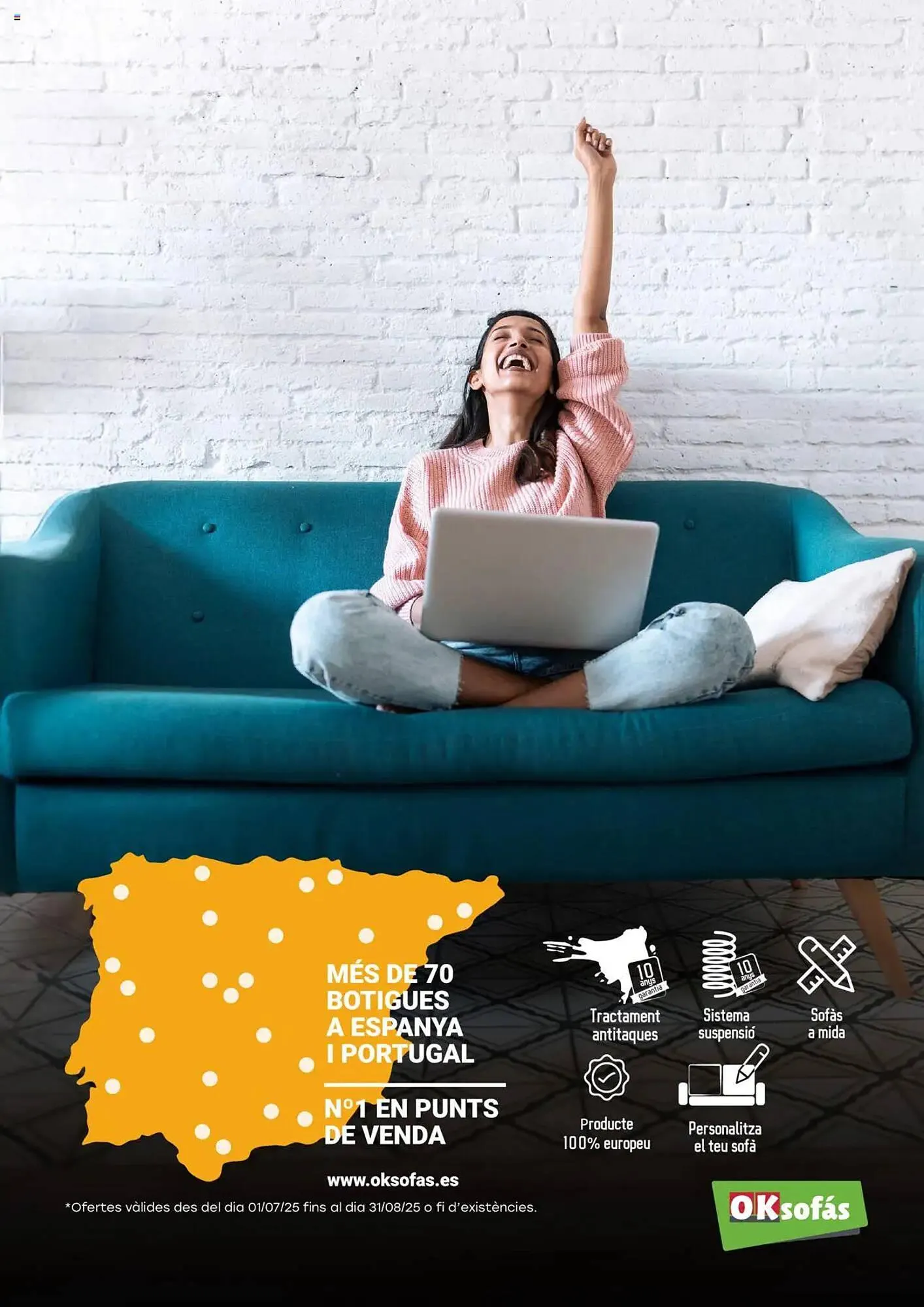 Catálogo de Folleto OKSofas 1 de julio al 31 de agosto 2025 - Página 14