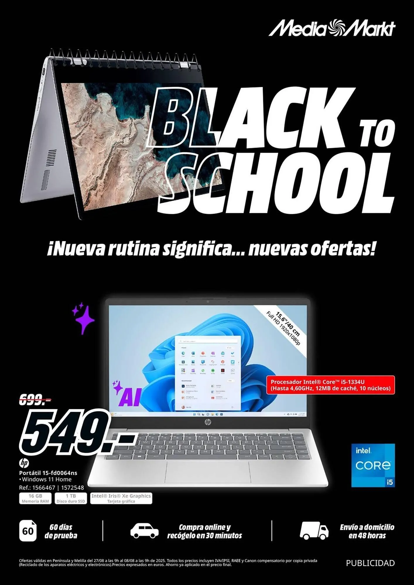 Catálogo de Folleto MediaMarkt 28 de agosto al 8 de septiembre 2025 - Página 1