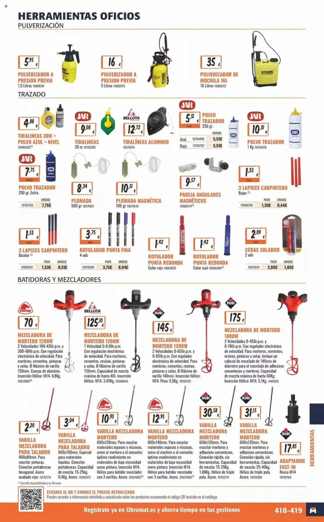 Catálogo de Obramat folleto 8 de marzo al 22 de abril 2024 - Página 419