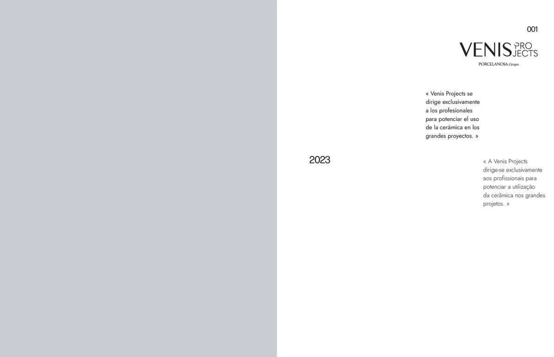 Catálogo de Folleto Porcelanosa 31 de marzo al 8 de febrero 2024 - Página 2