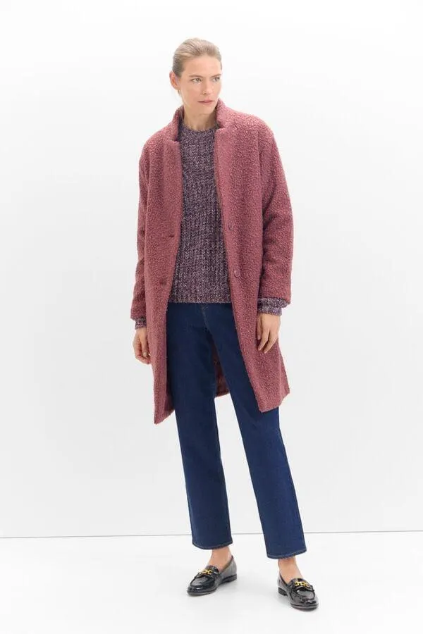 Conjunto de pantalones, abrigo y jersey