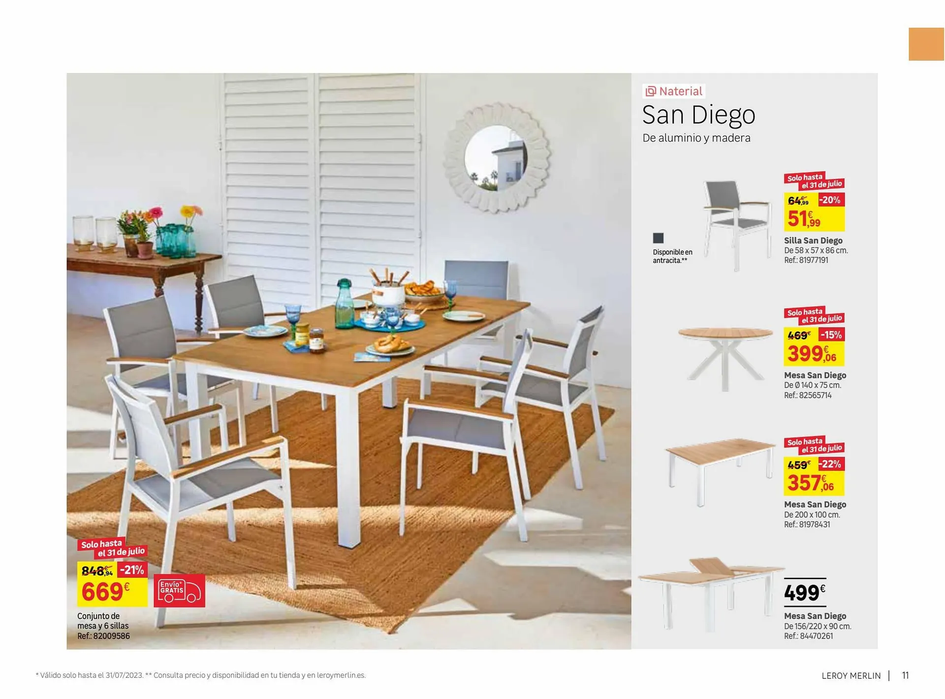 Catálogo de Folleto Leroy Merlin 9 de junio al 31 de julio 2023 - Página 11