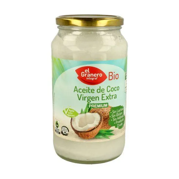 Aceite de coco virgen Bio (1 lt) – El Granero Integral