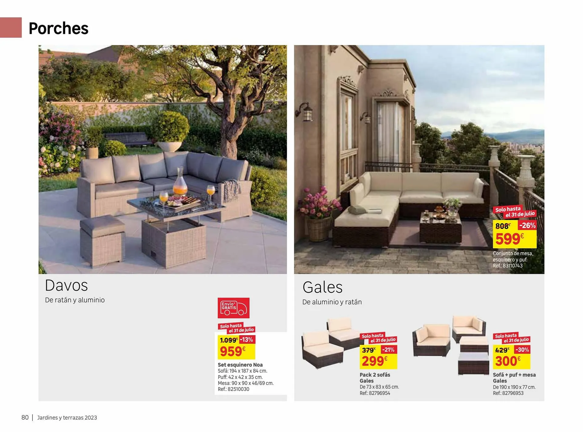 Catálogo de Folleto Leroy Merlin 9 de junio al 31 de julio 2023 - Página 80