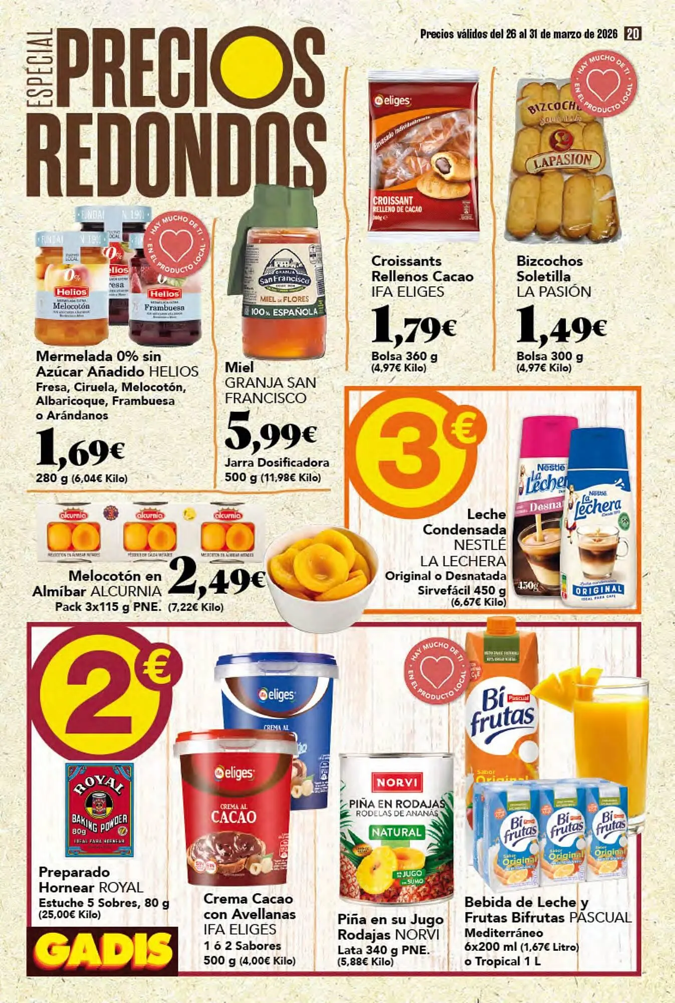 Catálogo de Folleto Gadis 26 de marzo al 31 de marzo 2026 - Página 20