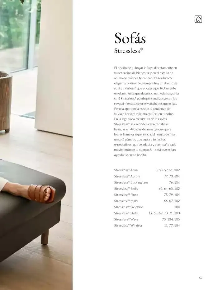 Catálogo de Catálogo Stressless 7 de marzo al 31 de agosto 2025 - Página 57