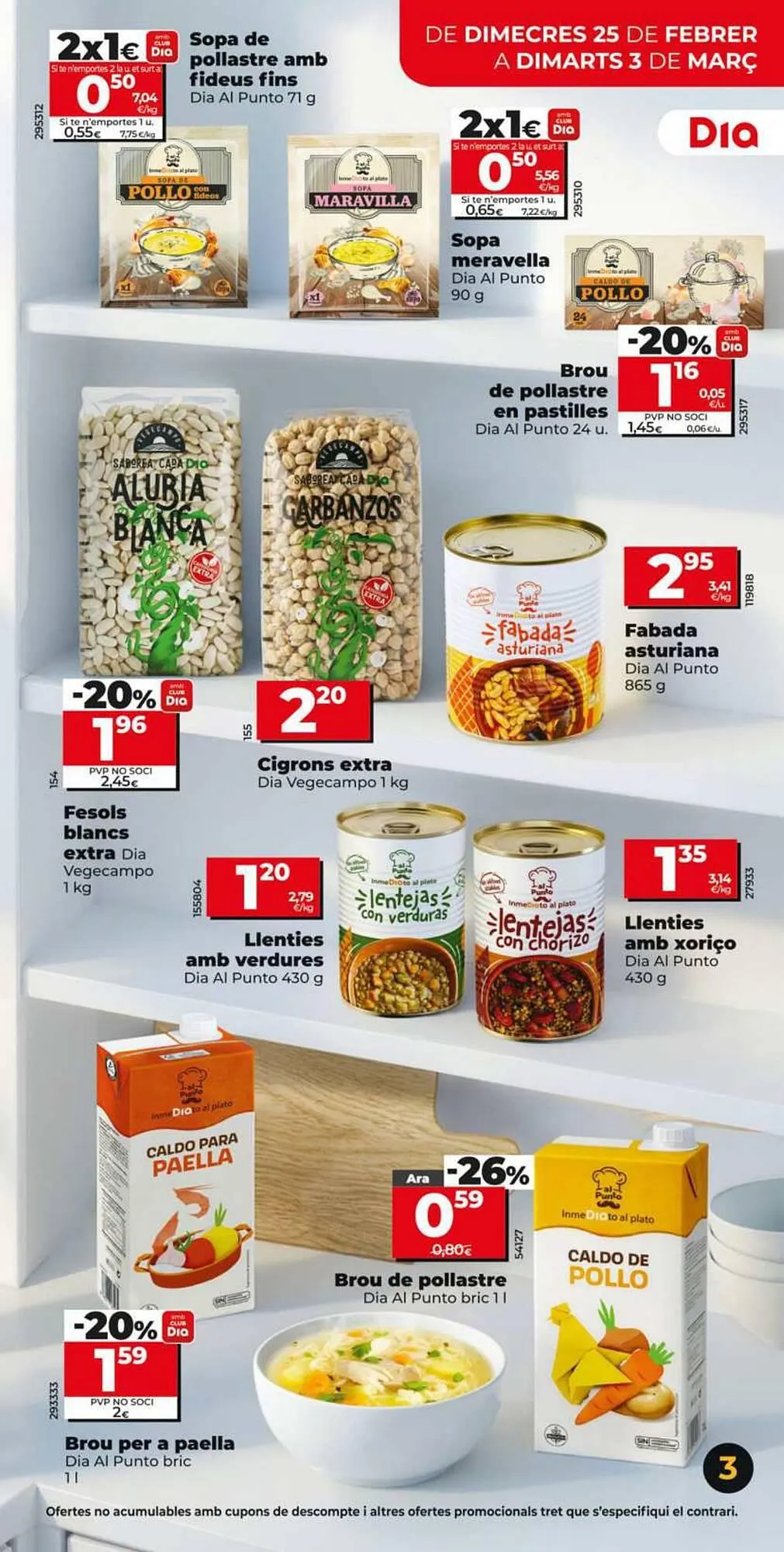 Catálogo de Folleto Dia 25 de febrero al 3 de marzo 2026 - Página 3