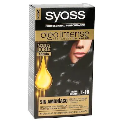 Tinte negro intenso nº1.10 Syoss caja 1 unidad