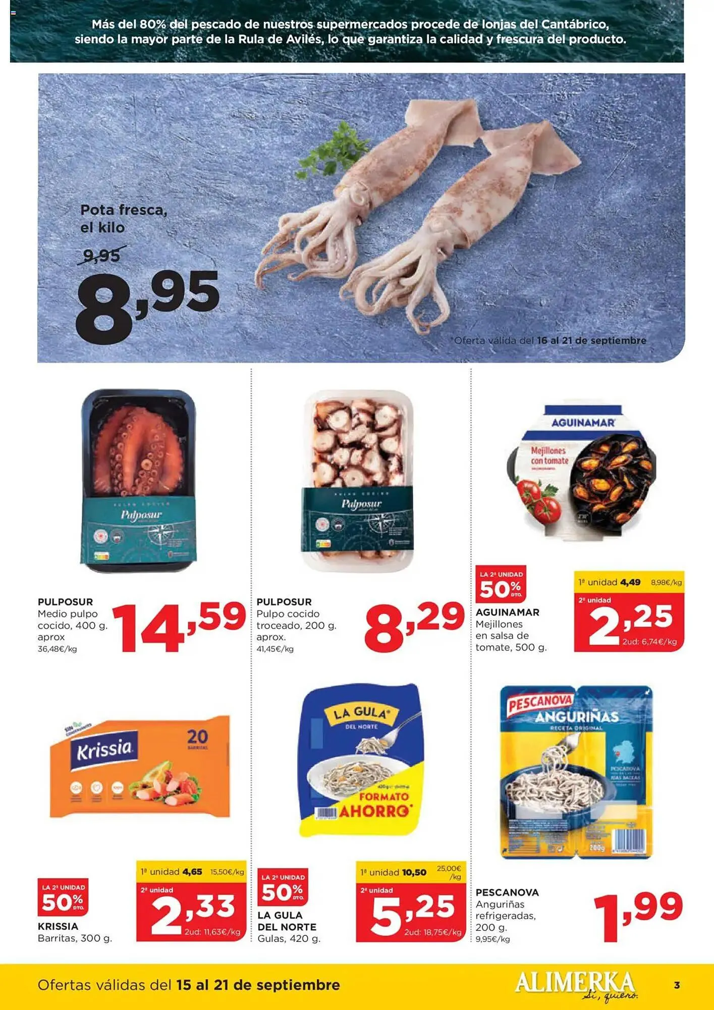Catálogo de Folleto Alimerka 16 de septiembre al 21 de septiembre 2025 - Página 3