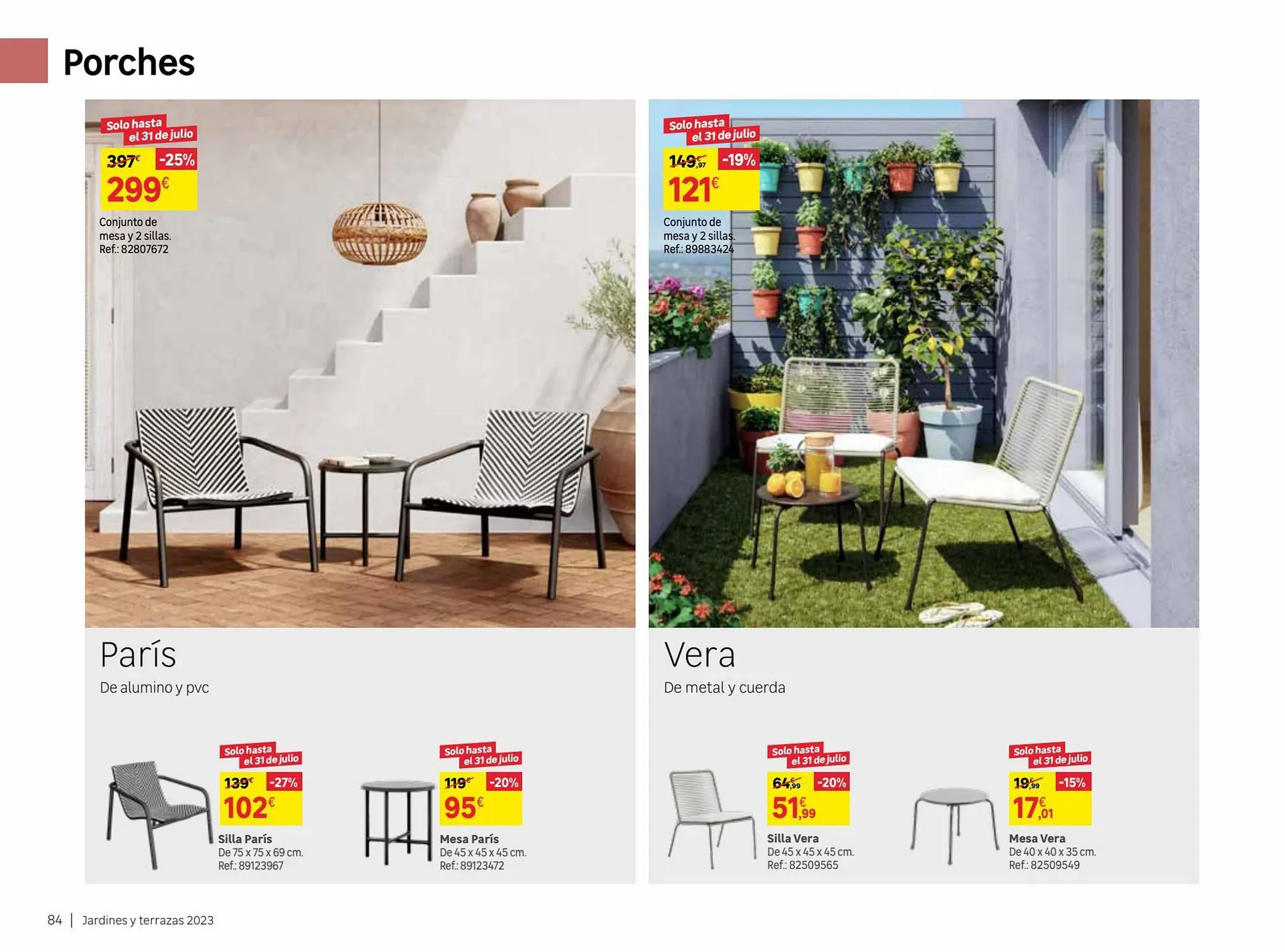 Catálogo de Folleto Leroy Merlin 9 de junio al 31 de julio 2023 - Página 84