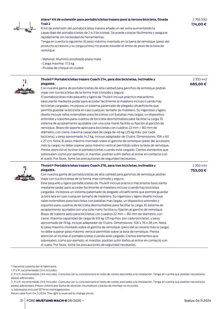 Catálogo de Ford de accesorios Ford Mustang Mach-E 13 de noviembre al 13 de noviembre 2025 - Página 21