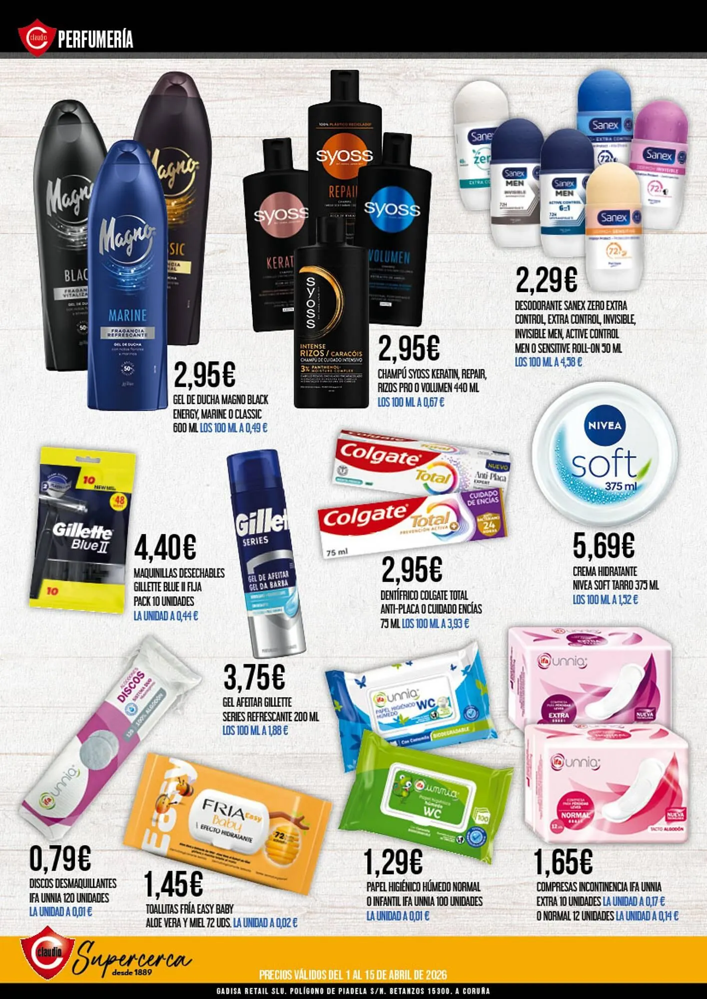 Catálogo de Folleto Claudio 1 de abril al 15 de abril 2026 - Página 12