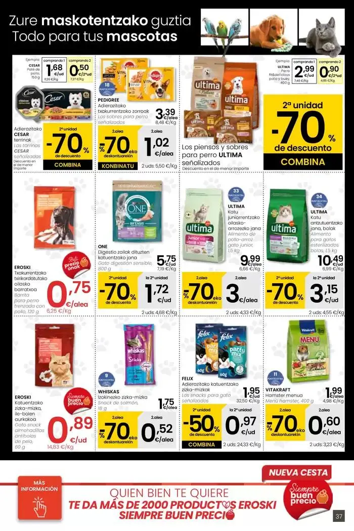 Catálogo de AUKERA OFERTA EROSKI CENTER 10 de abril al 29 de abril 2025 - Página 37