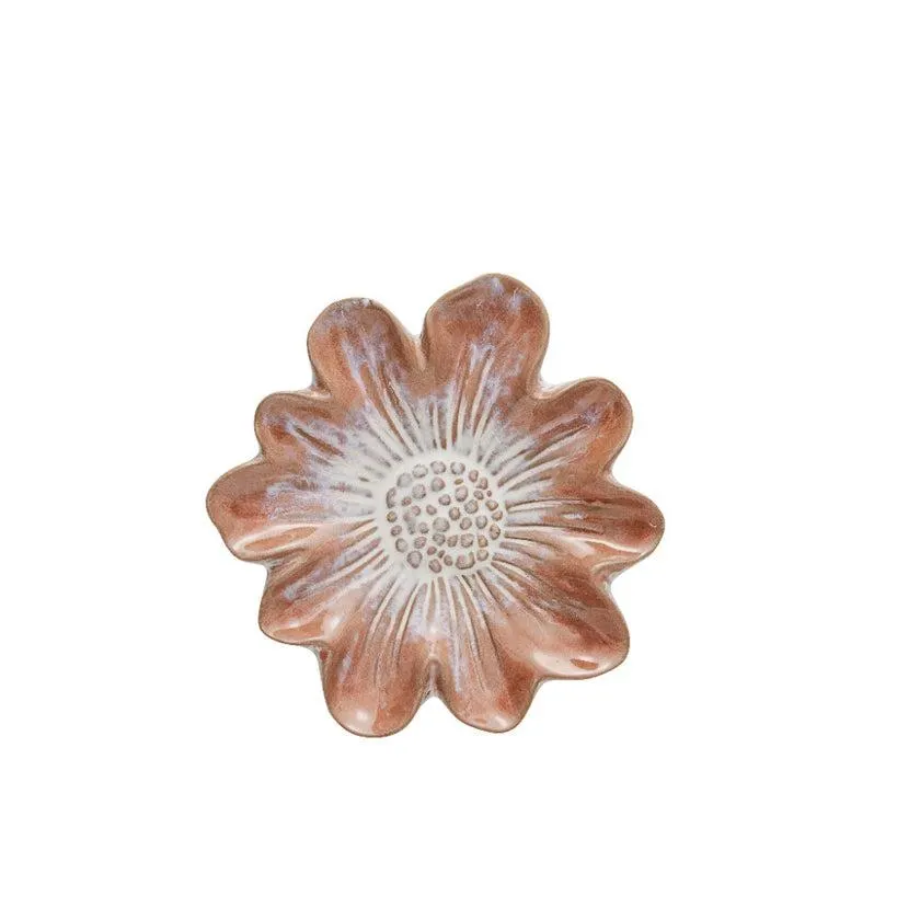 Florilla flower wall decoration H2.8 cm. rose tan
