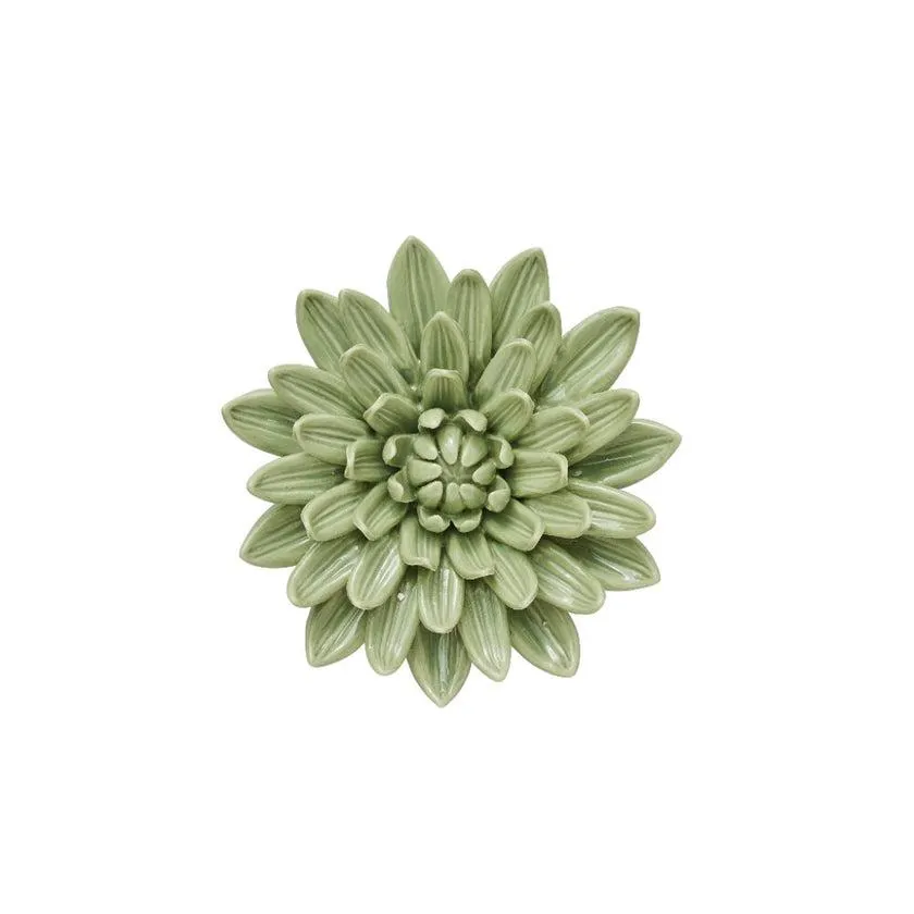 Floria wall decoration dusty green D13.2 H3.8