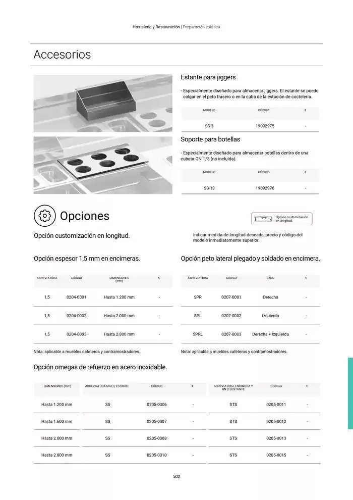 Catálogo de Catálogo Hostelería y Restauración 3 de marzo al 3 de junio 2025 - Página 503