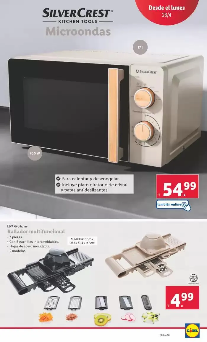 Catálogo de ¡Bazar Lidl! Ofertas válidas del 28/04 al 04/05 28 de abril al 4 de mayo 2025 - Página 5