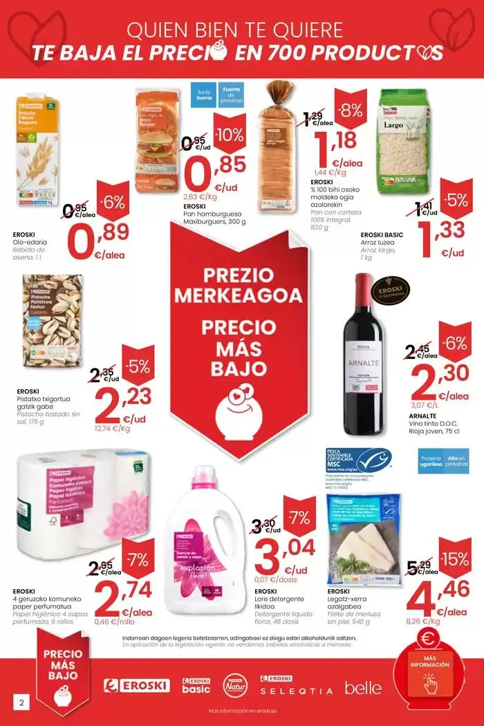 Catálogo de Prezio merkeagoa EROSKI CITY 13 de marzo al 26 de marzo 2025 - Página 2