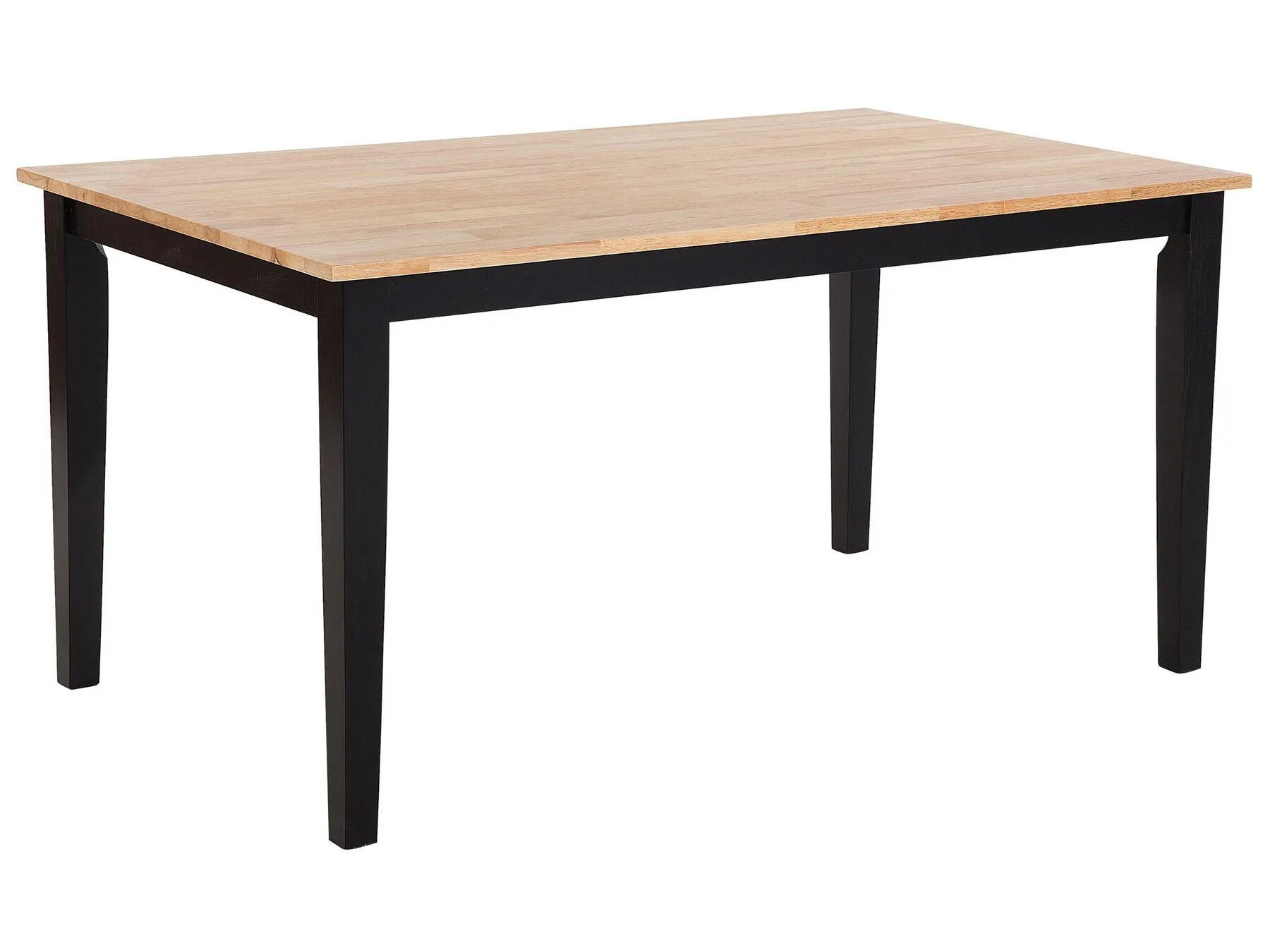 Mesa de comedor GEORGIA Negro 150 cm 90 cm Madera