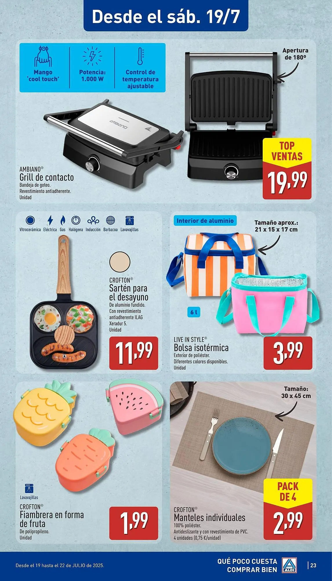 Catálogo de Folleto ALDI 14 de julio al 20 de julio 2025 - Página 23