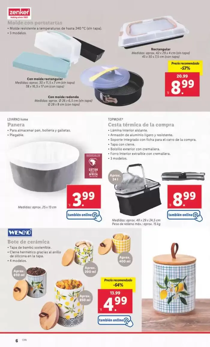 Catálogo de ¡Bazar Lidl! Ofertas válidas del 19/05 al 25/05 19 de mayo al 25 de mayo 2025 - Página 6