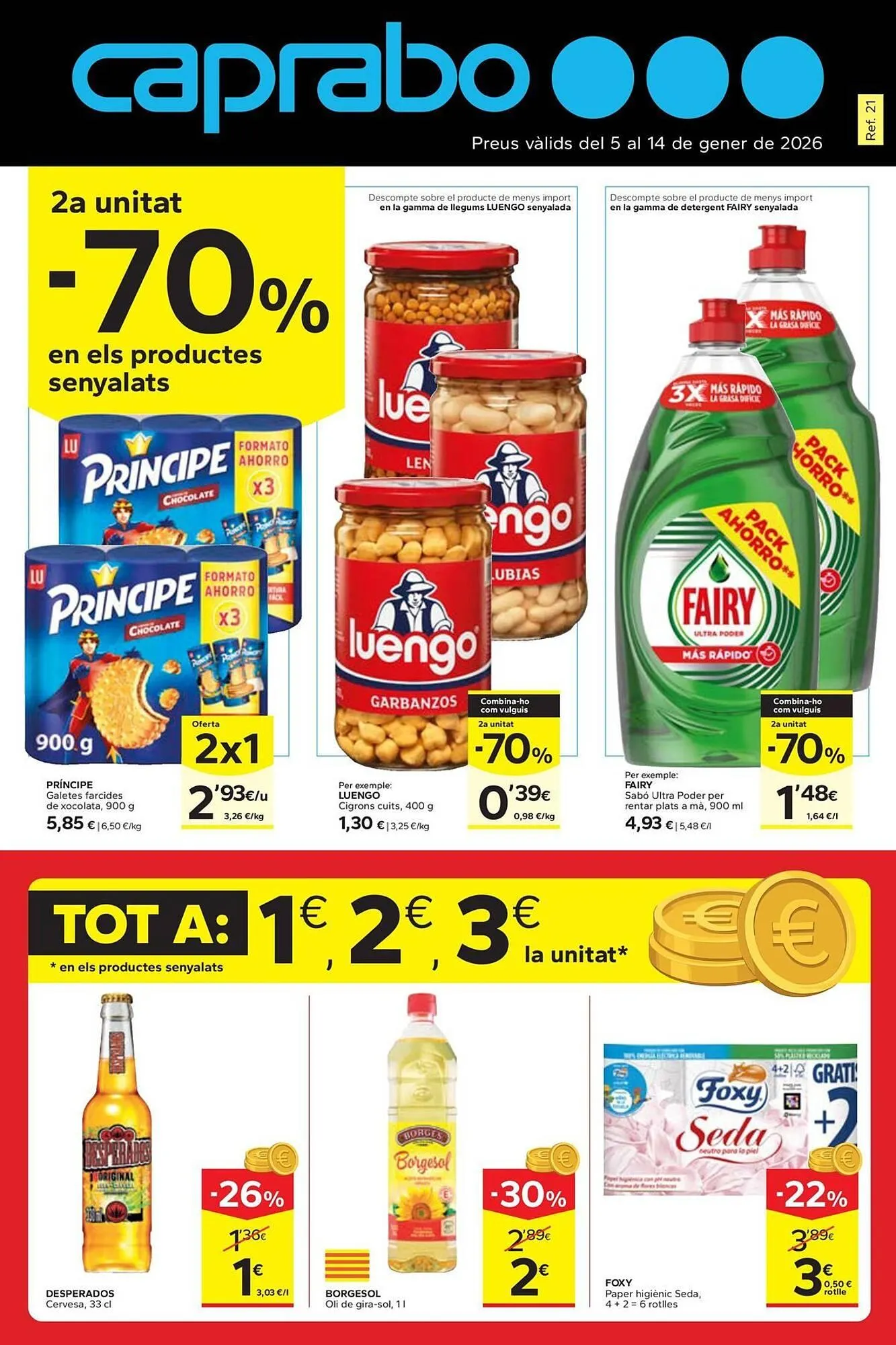 Catálogo de Catálogo Caprabo 5 de enero al 14 de enero 2026 - Página 1