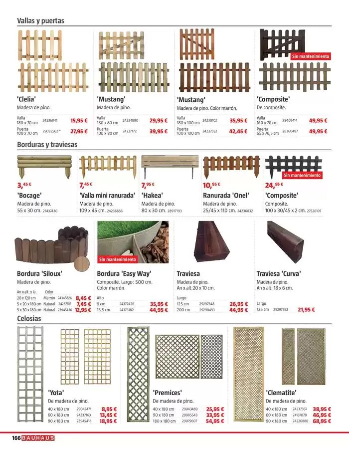 Catálogo de VERANO. Jardín, terraza, balcón.  26 de marzo al 20 de abril 2025 - Página 166