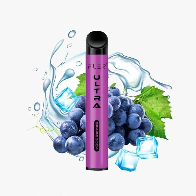 VAPEADOR FLER ULTRA 2 NICOTINA SABOR GASEOSA DE UVA