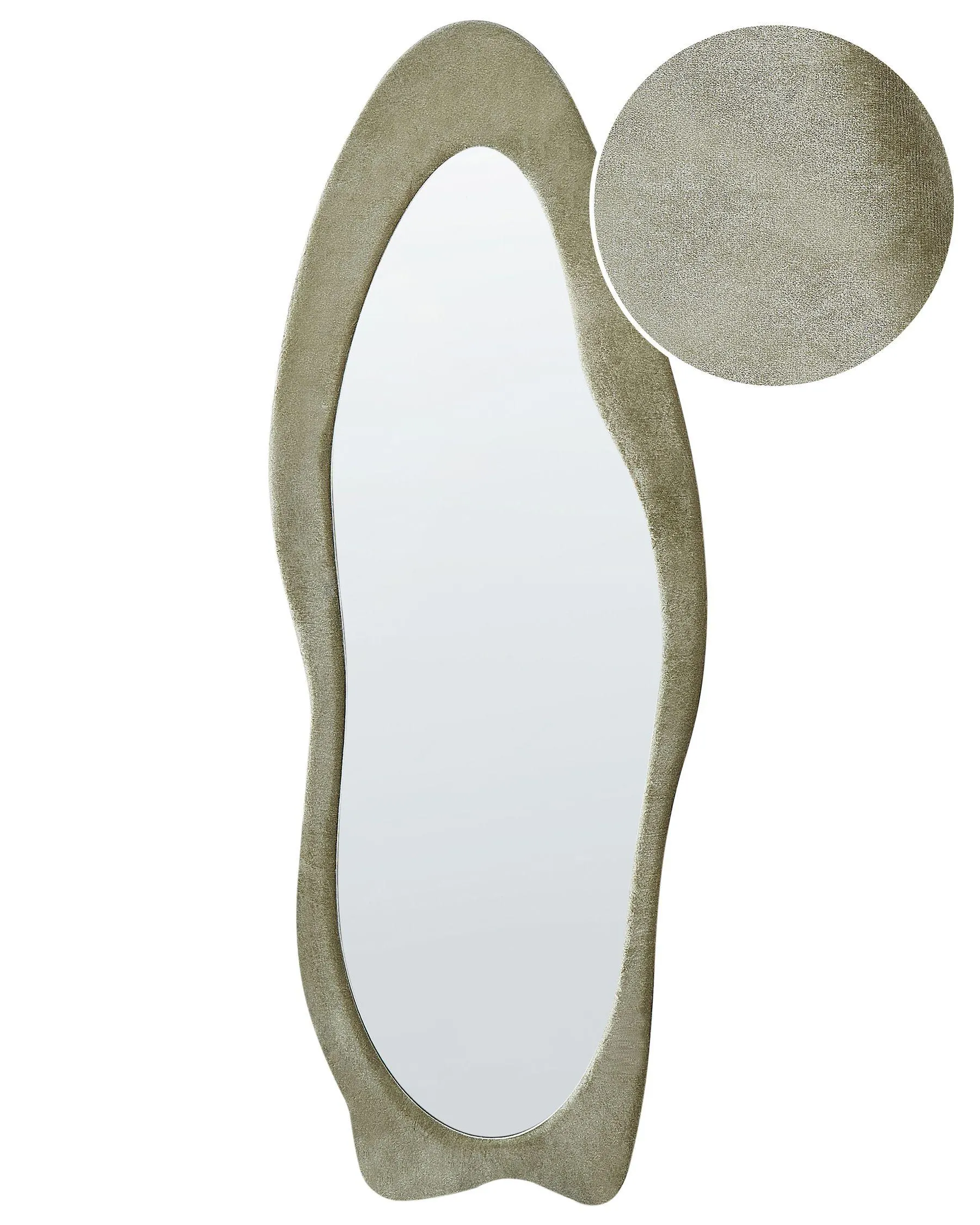 Espejo REIGNY 57 cm 160 cm Terciopelo Verde oliva