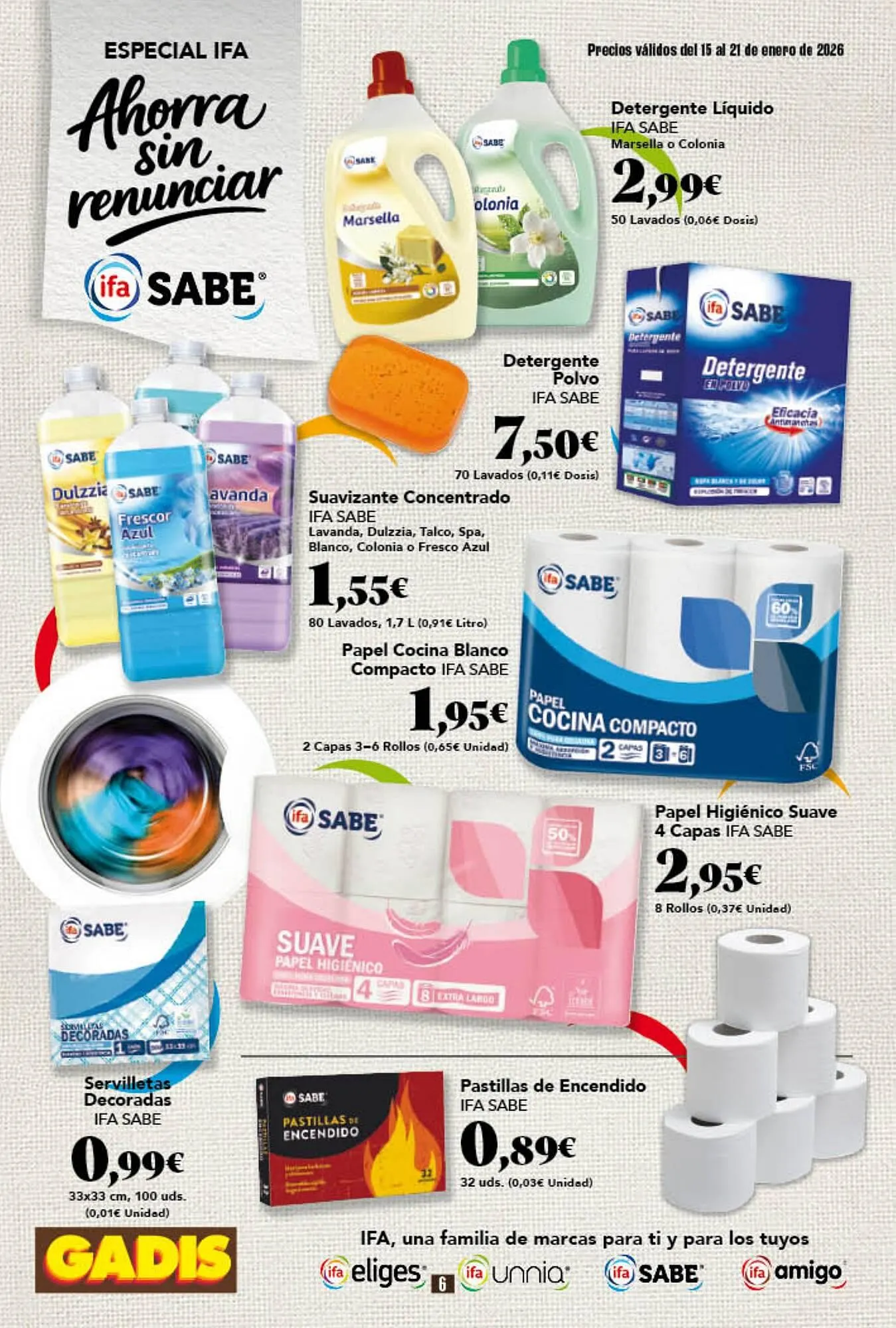 Catálogo de Folleto Gadis 15 de enero al 21 de enero 2026 - Página 6