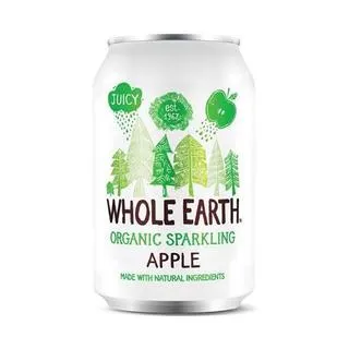 Refresco Bio Manzana, 330 ml. Whole Earth