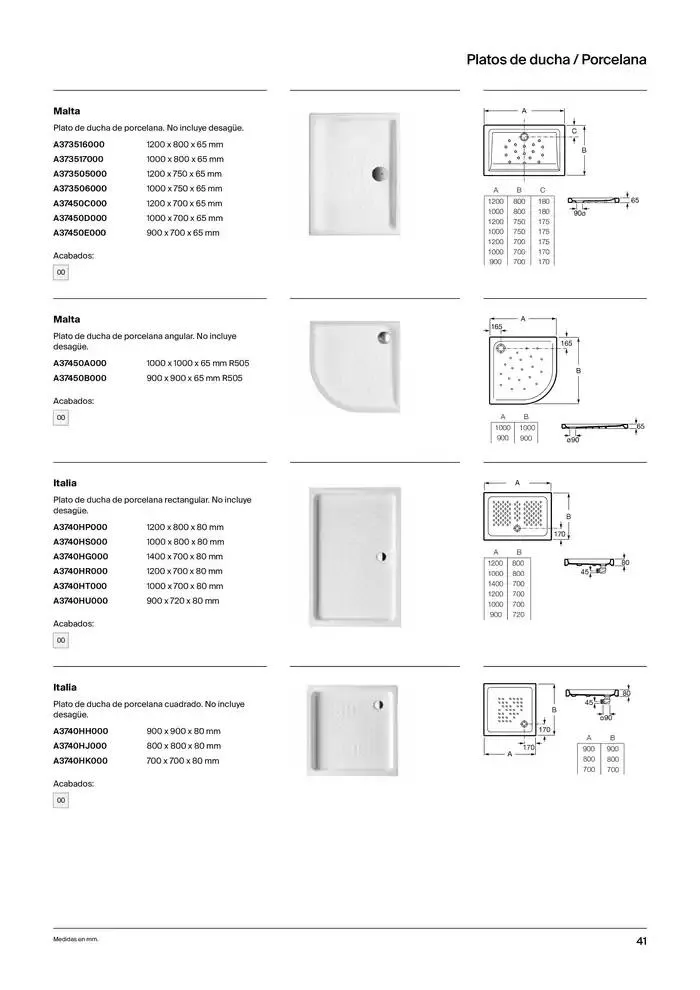 Catálogo de Platos de Ducha, Bañeras y Mamparas 9 de enero al 31 de diciembre 2025 - Página 43