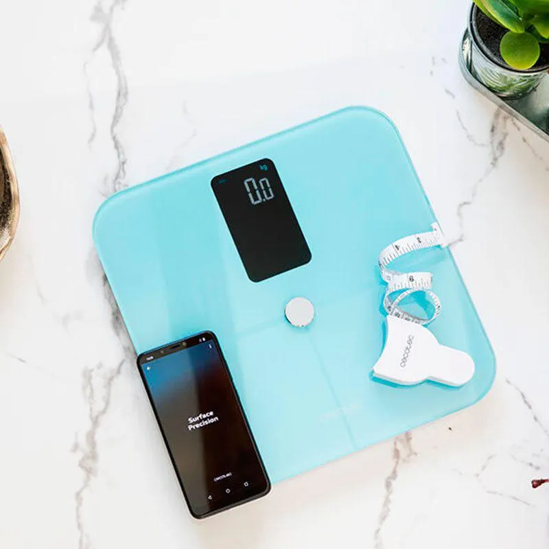 Báscula de baño Cecotec Surface Precision 10400 Smart Healthy Vision 600mAh Bluetooth/App