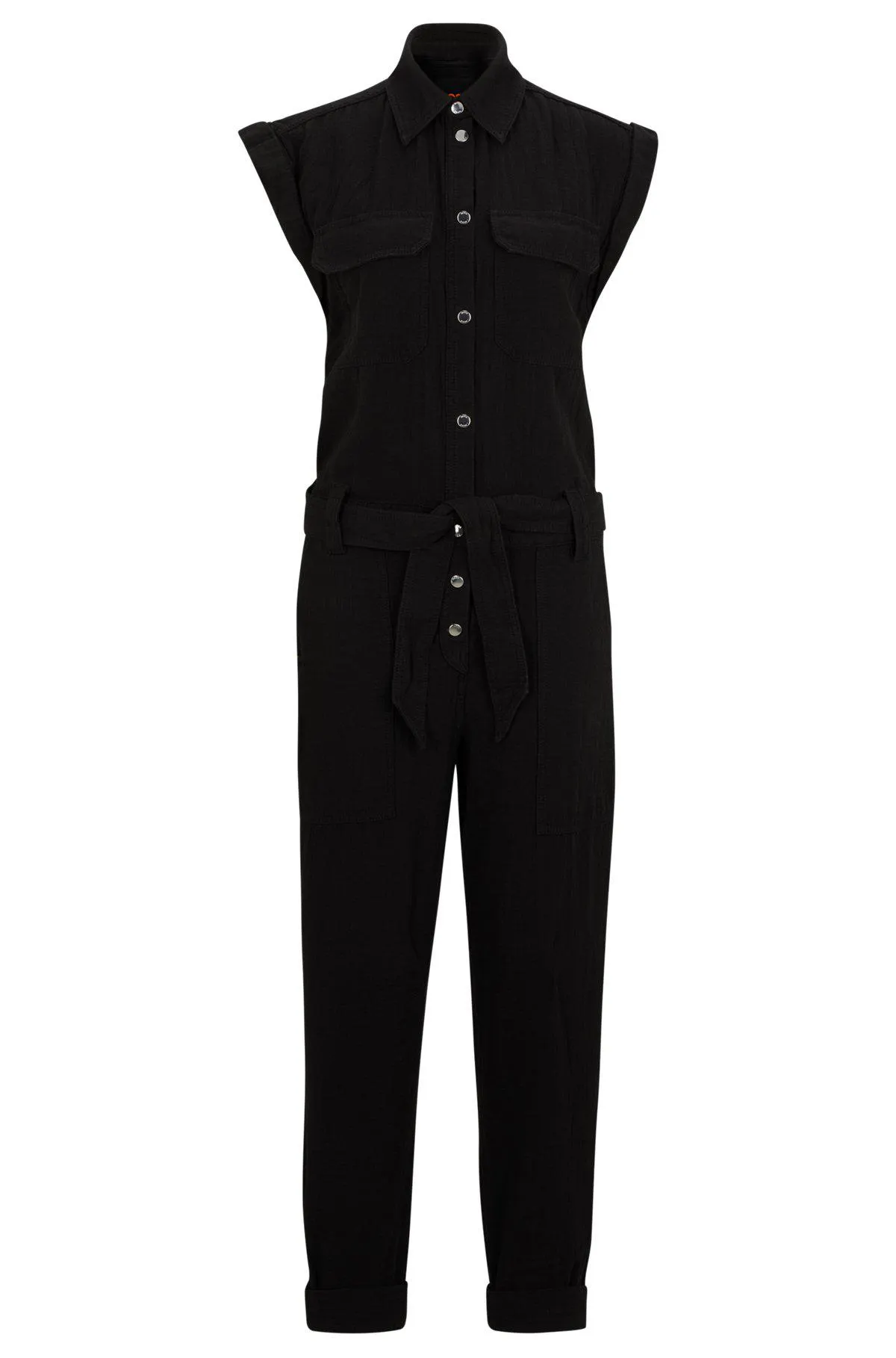 Mono práctico de algodón con cinturón