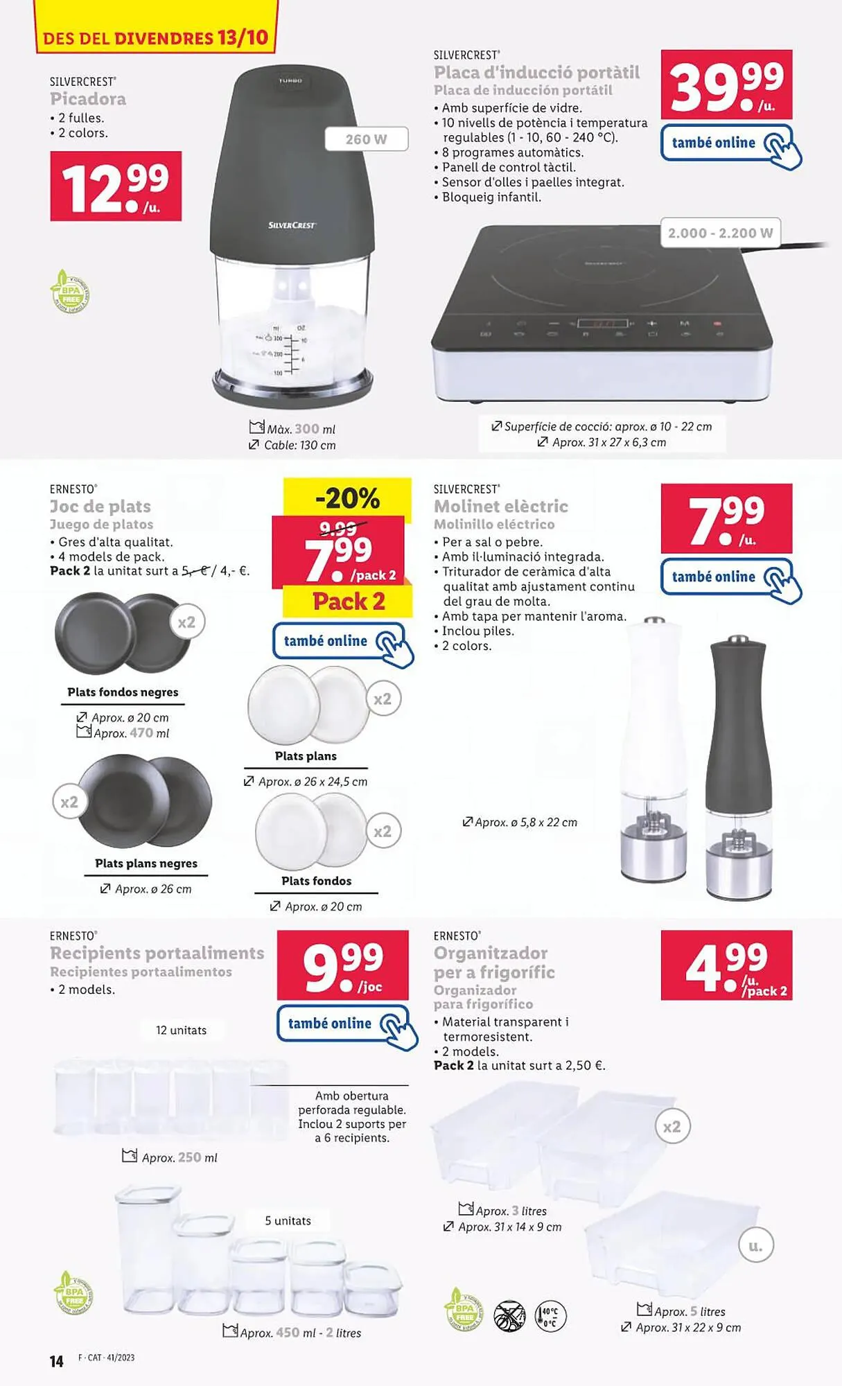 Catálogo de Folleto Lidl 2 de octubre al 16 de octubre 2023 - Página 14