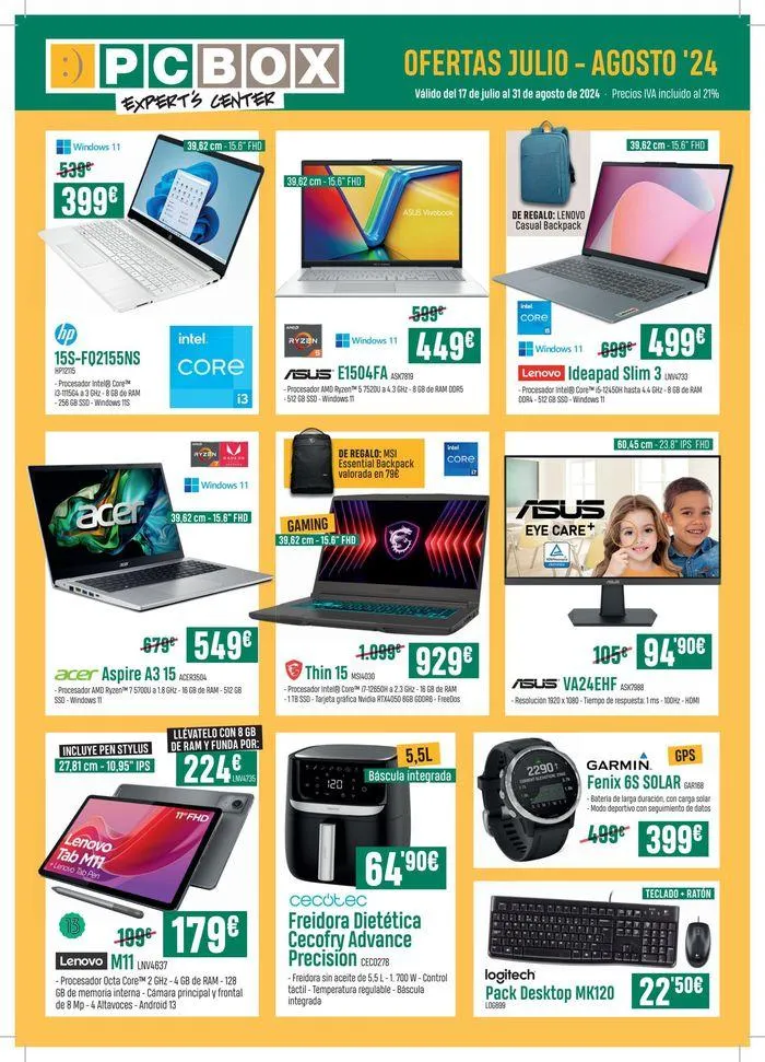 OFERTAS JULIO - AGOSTO 24 Válido - 1