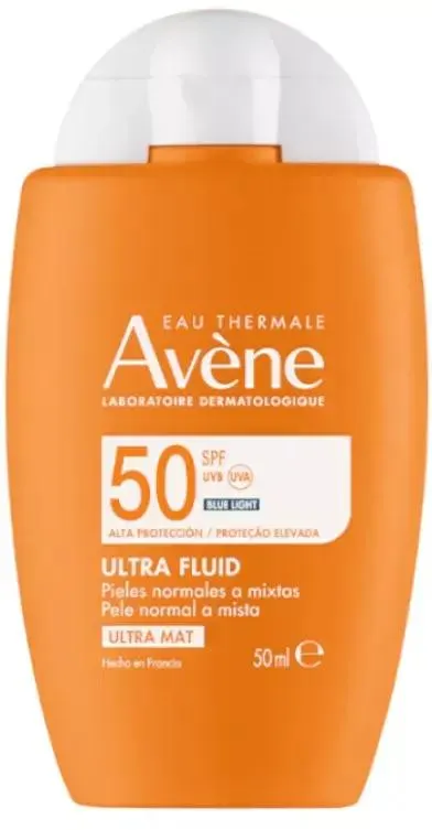 Avène Solar Ultra Fluido Invisible Ultra Mat SPF50+ 50 ml
