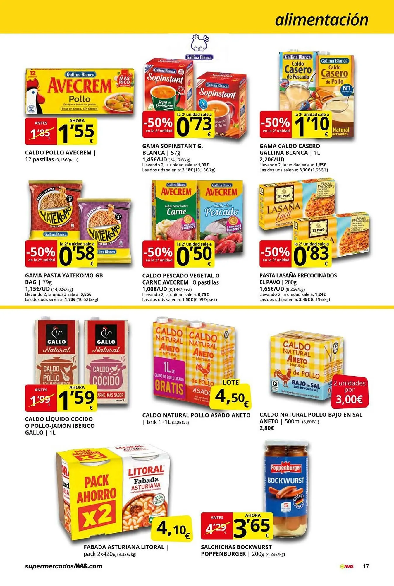 Catálogo de Folleto Supermercados MAS 8 de enero al 29 de enero 2026 - Página 17