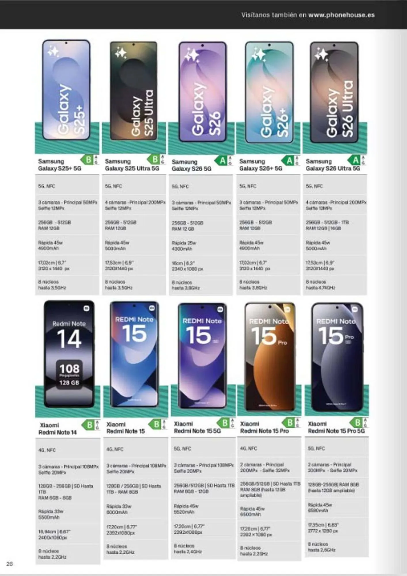 Catálogo de Catálogo Phone House 3 de marzo al 31 de marzo 2026 - Página 26
