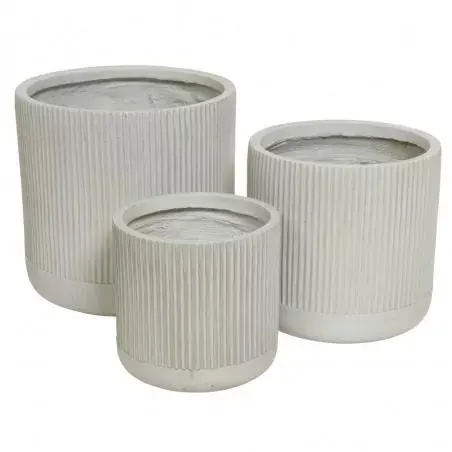 MACETA LOGAN BLANCO ROTO